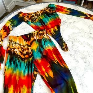 2 piece mesh swim cover bottom set size XL